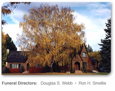 a view of the mortuary in the fall